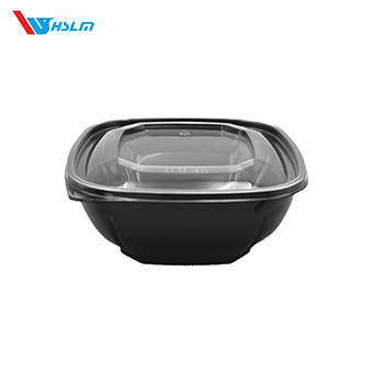 16oz Square Bowl with Flat Lid